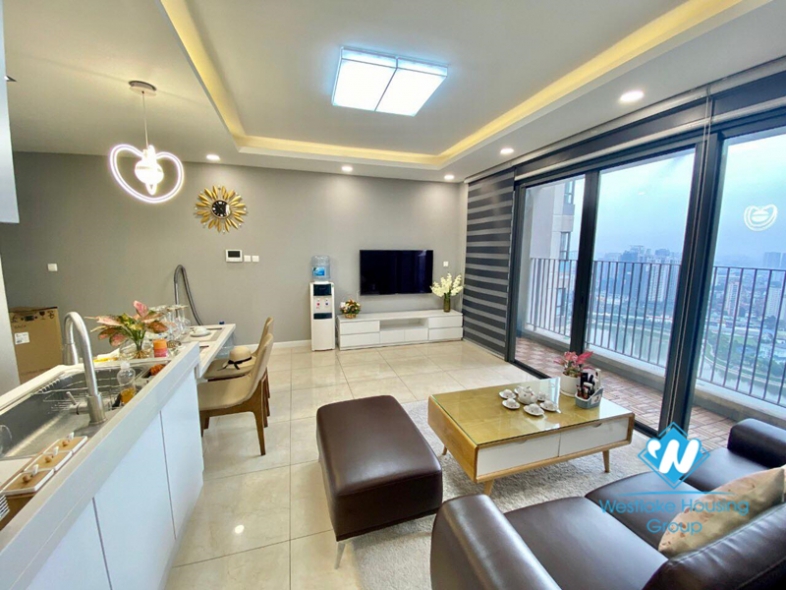 Nice furnished three bedroom apartment for rent in Vinhome Dcapitale.